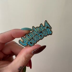 Glitter Rick & Morty pin